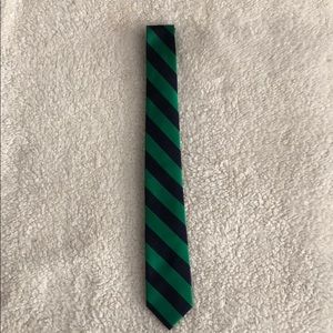 Green  & Blue Slim Tie. No Stains. Great Condition